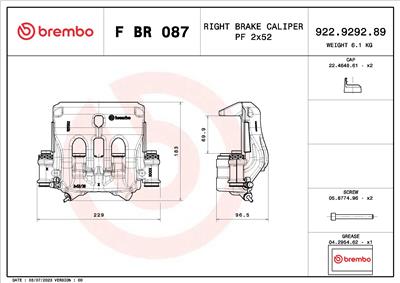 BREMBO F BR 087