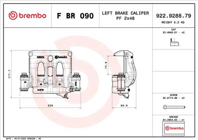 BREMBO F BR 090