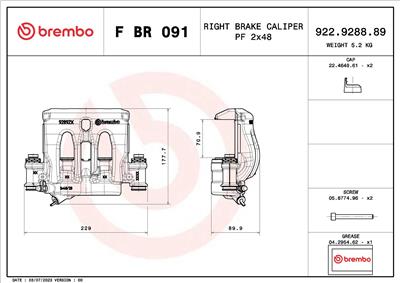BREMBO F BR 091