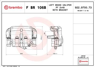 BREMBO F BR 106B