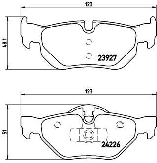 BREMBO P 06 038X Číslo výrobce: 23927. EAN: 8020584068526.