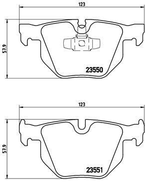 BREMBO P 06 039 Číslo výrobce: 23551. EAN: 8020584059371.