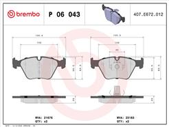 BREMBO P 06 043