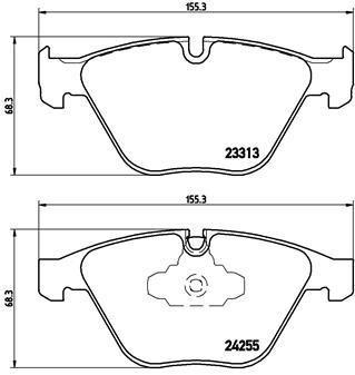 BREMBO P 06 055X Číslo výrobce: 23313. EAN: 8020584068595.