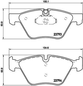 BREMBO P 06 057 Číslo výrobce: 23794. EAN: 8020584090213.