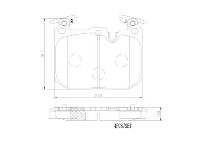 BREMBO P06096NX EAN: 8020584130766.