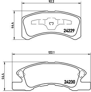 BREMBO P 16 011 Číslo výrobce: 24230. EAN: 8020584060216.