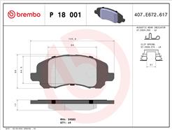 BREMBO P 18 001