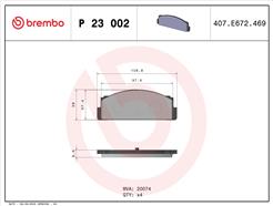 BREMBO P 23 002