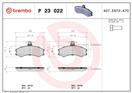 BREMBO P 23 022