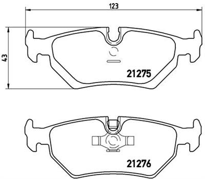 BREMBO P 23 062 Číslo výrobce: 21276. EAN: 8020584051320.