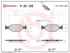 BREMBO P 23 122