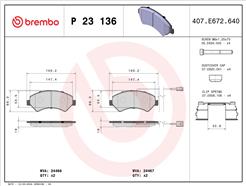 BREMBO P 23 136
