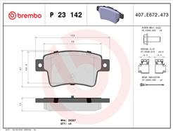 BREMBO P 23 142