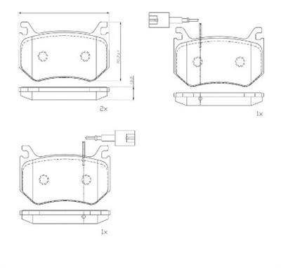 BREMBO P 23 184 Číslo výrobce: 22566. EAN: 8020584087374.