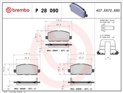 BREMBO P 28 090