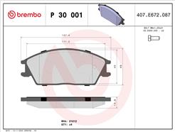 BREMBO P 30 001