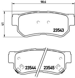 BREMBO P 30 014 Číslo výrobce: 23544. EAN: 8020584052846.