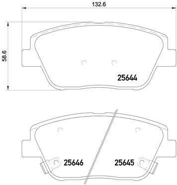 BREMBO P 30 066 Číslo výrobce: 25645. EAN: 8020584109809.