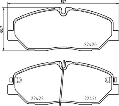 BREMBO P 30 090 Číslo výrobce: 22420. EAN: 8020584084762.