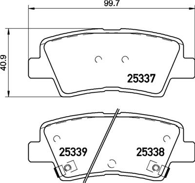 BREMBO P 30 094 Číslo výrobce: 25338. EAN: 8020584087428.