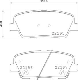 BREMBO P 30 105 Číslo výrobce: 22196. EAN: 8020584115053.