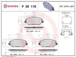 BREMBO P 30 110