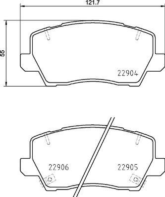 BREMBO P 30 114 EAN: 8020584116517.