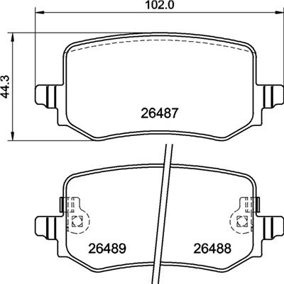 BREMBO P 30 139 EAN: 8020584124314.