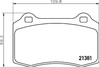 BREMBO P 36 020X Číslo výrobce: 21381. EAN: 8020584068892.