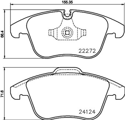 BREMBO P 36 030 Číslo výrobce: 24124. EAN: 8020584103661.