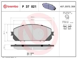 BREMBO P 37 021
