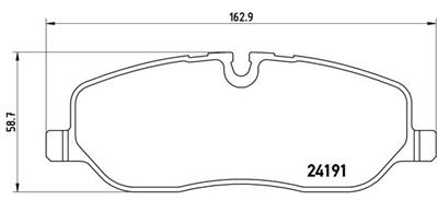 BREMBO P 44 014 Číslo výrobce: 24191. EAN: 8020584053379.
