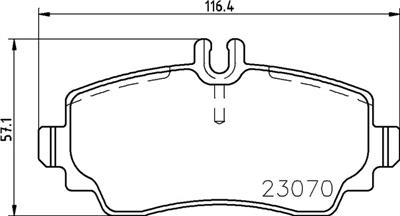 BREMBO P 50 047 Číslo výrobce: 23070. EAN: 8020584054192.