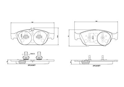 BREMBO P 50 106 EAN: 8020584109410.