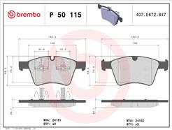 BREMBO P 50 115