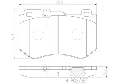 BREMBO P 50 123 Číslo výrobce: 25997. EAN: 8020584080177.