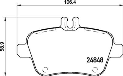 BREMBO P 50 135 Číslo výrobce: 24848. EAN: 8020584115145.