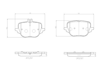 BREMBO P 50 169 EAN: 8020584122839.