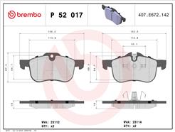 BREMBO P 52 017