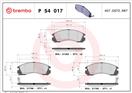 BREMBO P 54 017