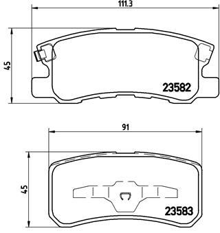 BREMBO P 54 031X EAN: 8020584121672.