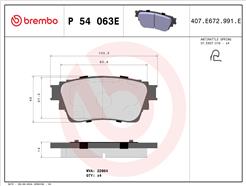BREMBO P 54 063E