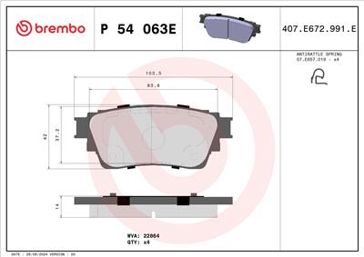 BREMBO P 54 063E