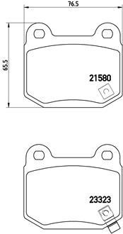 BREMBO P 56 048 Číslo výrobce: 23323. EAN: 8020584055281.