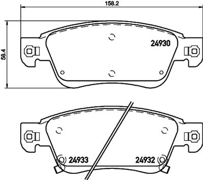 BREMBO P 56 080 Číslo výrobce: 24932. EAN: 8020584103326.