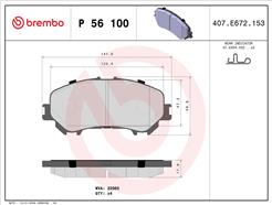 BREMBO P 56 100