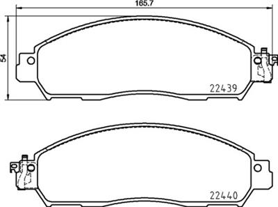 BREMBO P 56 120 Číslo výrobce: 22440. EAN: 8020584069981.