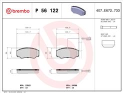 BREMBO P 56 122