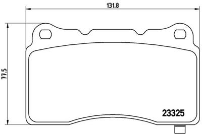BREMBO P 59 079 Číslo výrobce: 23325. EAN: 8020584103517.